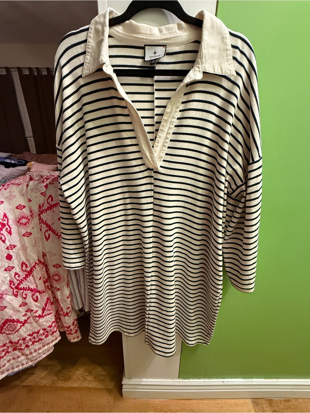 Tuckernuck dress - Cream & Black